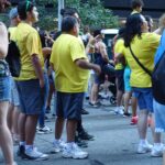 Multidão no Brazilian Day em Nova York